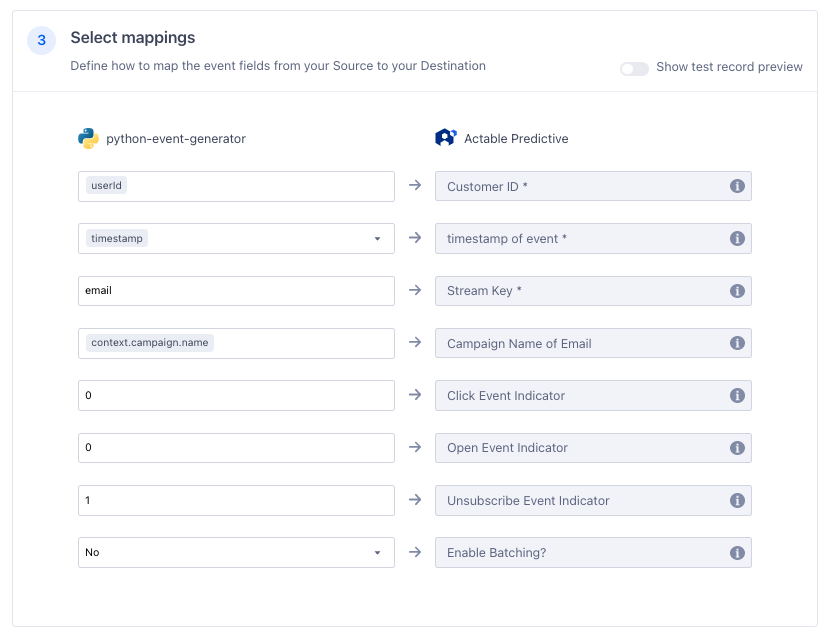 Segment Email - Unsubscribe Mapping